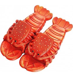 Lobster Slippers Summer Funny Animal Flip Flops Kids Cute Beach Shoes Women Soft Creative Shower Sandals Men Casual Waterproo...