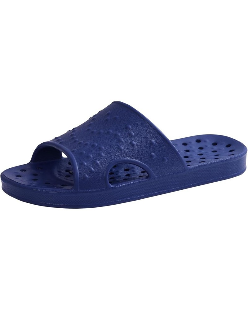 Shower Shoes for Women with Arch Support Quick Drying Pool Slides Lightweight Beach Sandals with Drain Holes Navy $10.91 Sandals