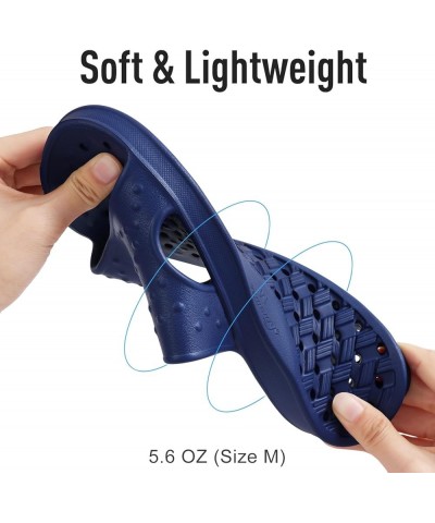 Shower Shoes for Women with Arch Support Quick Drying Pool Slides Lightweight Beach Sandals with Drain Holes Navy $10.91 Sandals