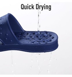 Shower Shoes for Women with Arch Support Quick Drying Pool Slides Lightweight Beach Sandals with Drain Holes Navy $10.91 Sandals