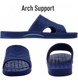 Shower Shoes for Women with Arch Support Quick Drying Pool Slides Lightweight Beach Sandals with Drain Holes Navy $10.91 Sandals