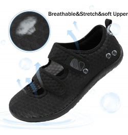 Womens Mens Slippers Lightweight Walking Shoes Adjustable Wide Diabetic Slippers Non-Slip Sneakers Sandals Mesh Black $15.59 ...