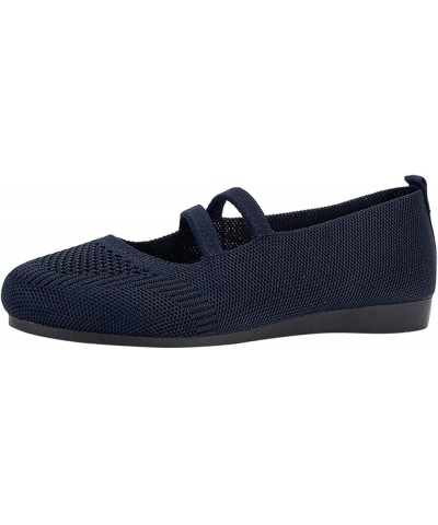 Womens Sandals Shoes Slip On Dressy Stretch Lightweight Sandals Comfy Slip On Cork Foot Bed 128-qrcvgj-darkblue-b $18.92 Sandals