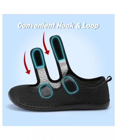 Womens Mens Slippers Lightweight Walking Shoes Adjustable Wide Diabetic Slippers Non-Slip Sneakers Sandals Mesh Black $15.59 ...