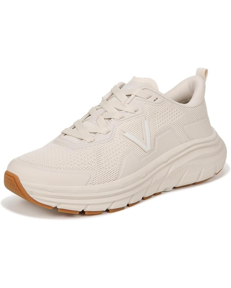 women's Walk Max Oxford Cream White Fabric $60.26 Athletic Shoes