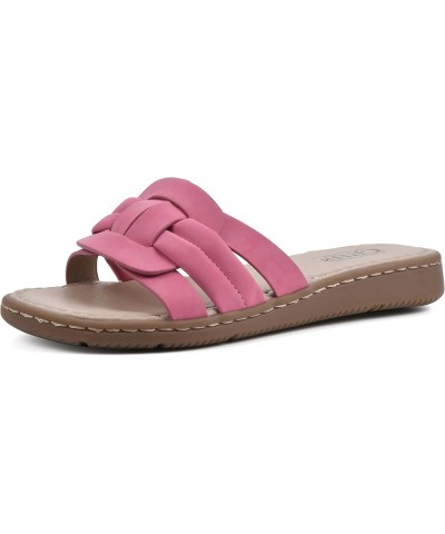 Women's Squarely Sandal Fuchsia/Nubuck $18.57 Sandals