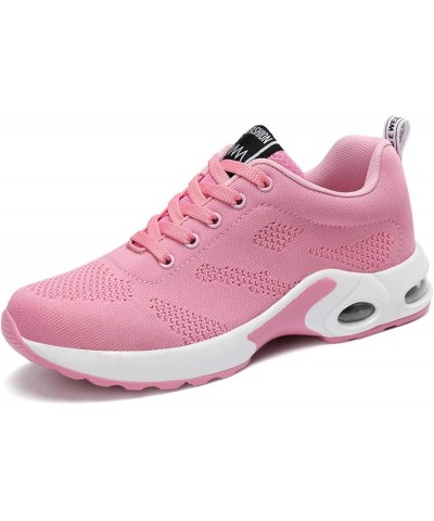 Women's Sports Shoes Mesh Breathable Running Training Shoes Lace-up Sports Low-top Shoes Fashionable Light Walking Shoes 40 1...