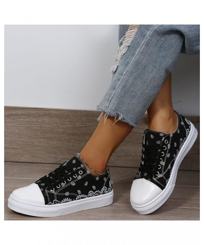 Women Sneakers Fashion Sneakers Mesh Breathable Slip-on Sneakers Non Slip Running Shoes Tennis Shoes Black $10.72 Athletic Shoes