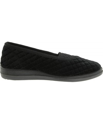 Women's Waltz Slipper Black Velour $21.82 Slippers