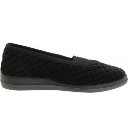 Women's Waltz Slipper Black Velour $21.82 Slippers