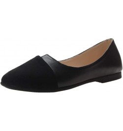 Women's Ballet Flats Women's Flats Ladies Comfy Shoes Soft Slip-On Casual Boat Shoes Z 13-black $12.63 Flats