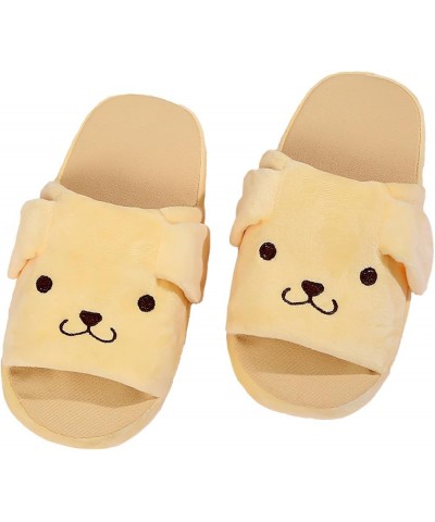 Cute Women's Fuzzy Slippers with Moving Ear,Kawaii Warm Indoor Slippers Christmas Slippers Gifts Yellow, Spring and Summer $1...