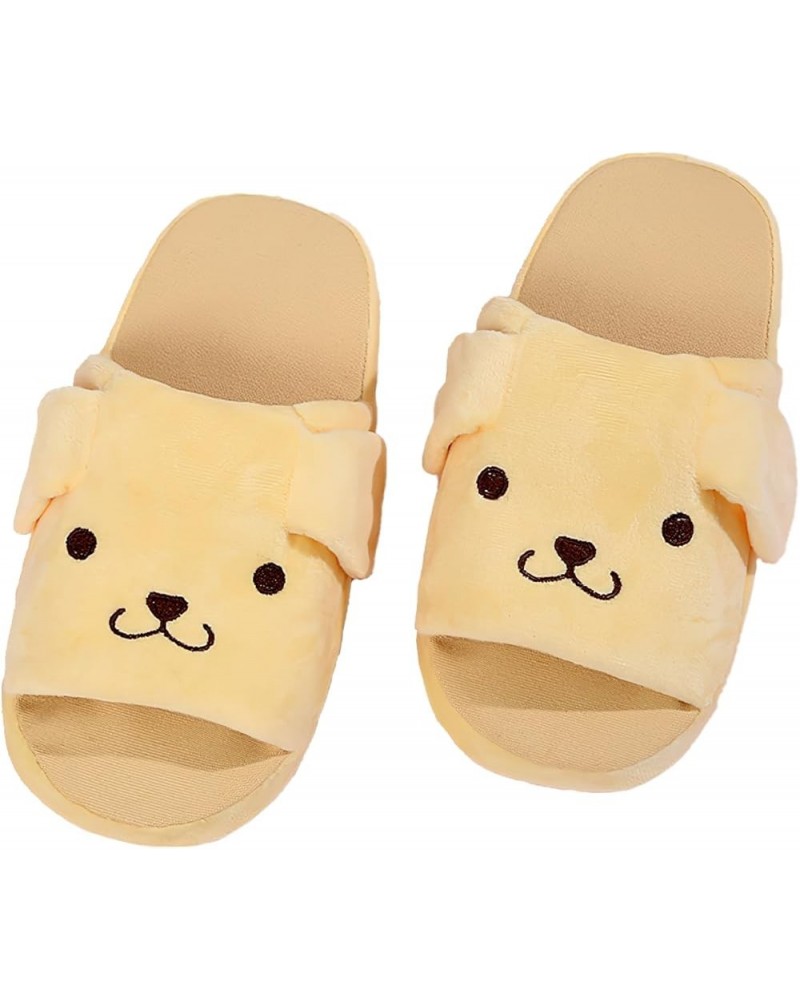 Cute Women's Fuzzy Slippers with Moving Ear,Kawaii Warm Indoor Slippers Christmas Slippers Gifts Yellow, Spring and Summer $1...