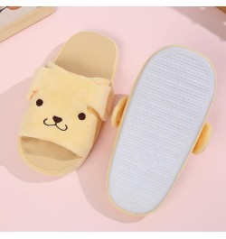 Cute Women's Fuzzy Slippers with Moving Ear,Kawaii Warm Indoor Slippers Christmas Slippers Gifts Yellow, Spring and Summer $1...