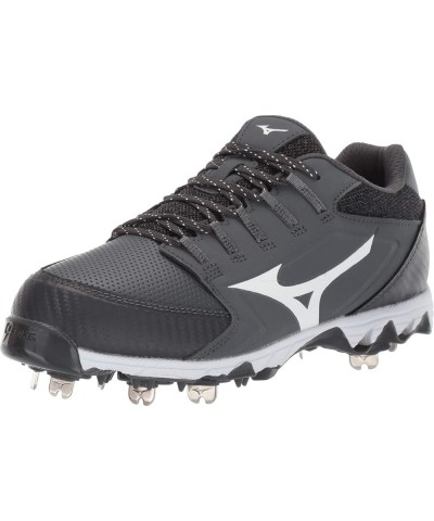 Softball Footwear Low Womens Metal Softball Cleat 5.5 Grey-white $28.41 Athletic Shoes