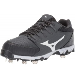 Softball Footwear Low Womens Metal Softball Cleat 5.5 Grey-white $28.41 Athletic Shoes