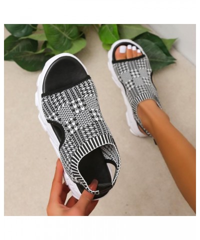 Sandals for Women Size 12 Wide Cute Women Sandals Fashion Summer Mesh Breathable Open Toe Comfortable Sandals (Beige, 6.5) 8....