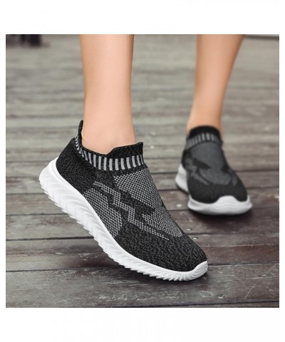 Canvas Slip On Sneakers Running Sneakers for Women Fashion Sneakers for Women Shoe Laces for Sneakers B-black $12.70 Fashion ...