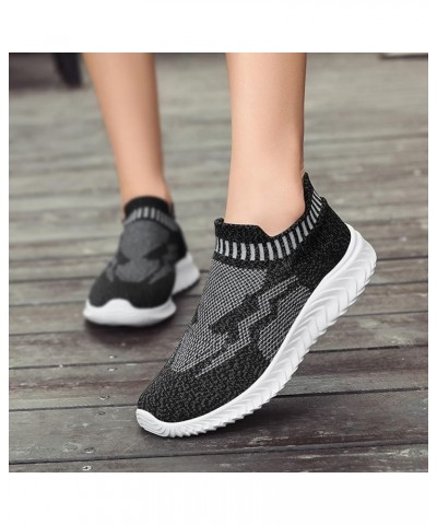 Canvas Slip On Sneakers Running Sneakers for Women Fashion Sneakers for Women Shoe Laces for Sneakers B-black $12.70 Fashion ...