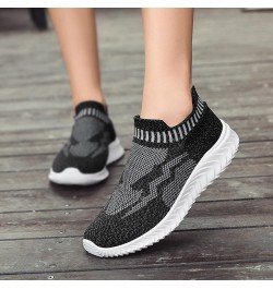 Canvas Slip On Sneakers Running Sneakers for Women Fashion Sneakers for Women Shoe Laces for Sneakers B-black $12.70 Fashion ...