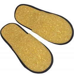 Purple Glitter Print Women'S Cozy Life No Slip Slippers Accessory- Gold Shiny $12.91 Slippers