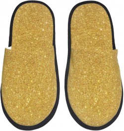 Purple Glitter Print Women'S Cozy Life No Slip Slippers Accessory- Gold Shiny $12.91 Slippers