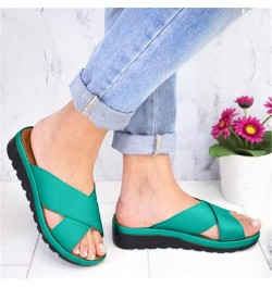 Sandals for Women Platform Gibobby Women's 2019 New Comfy Shoe Summer Beach Travel Shoes Fashion Sandal Ladies Shoes Z5-green...