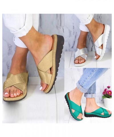 Sandals for Women Platform Gibobby Women's 2019 New Comfy Shoe Summer Beach Travel Shoes Fashion Sandal Ladies Shoes Z5-green...