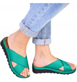 Sandals for Women Platform Gibobby Women's 2019 New Comfy Shoe Summer Beach Travel Shoes Fashion Sandal Ladies Shoes Z5-green...