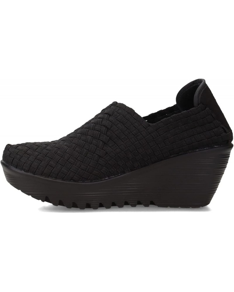 Women's, Gem Slip-on Wedge Shoe Black $25.26 Pumps