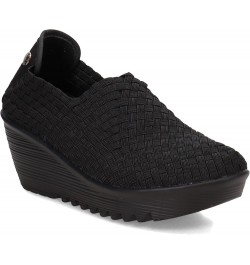 Women's, Gem Slip-on Wedge Shoe Black $25.26 Pumps