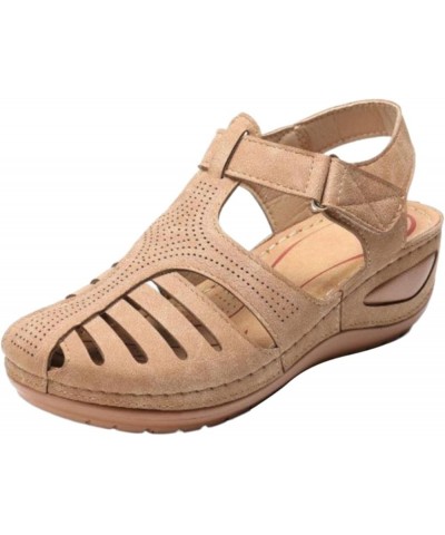 Comfy Women's Sandals Orthopedic Sandals Or Women Womens Brown Sandals Sandals with Arch Support for Women Mens Walking Sanda...