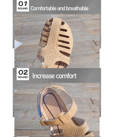 Comfy Women's Sandals Orthopedic Sandals Or Women Womens Brown Sandals Sandals with Arch Support for Women Mens Walking Sanda...