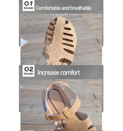 Comfy Women's Sandals Orthopedic Sandals Or Women Womens Brown Sandals Sandals with Arch Support for Women Mens Walking Sanda...