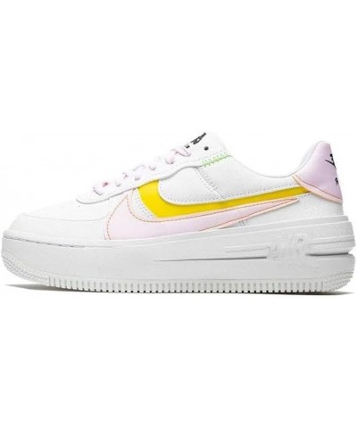 Air Force 1 Platform White/Pearl Pink-Opti Yellow Womens Size 9 $47.46 Athletic Shoes