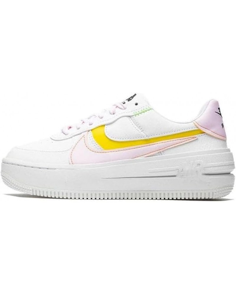 Air Force 1 Platform White/Pearl Pink-Opti Yellow Womens Size 9 $47.46 Athletic Shoes