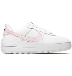 Air Force 1 Platform White/Pearl Pink-Opti Yellow Womens Size 9 $47.46 Athletic Shoes