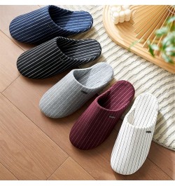 Winter Slippers for Women Indoor，Lightweight Linen Slippers， Unisex Men's and Women's Memory Foam Slippers ， Non-Slip Shoes L...