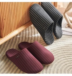 Winter Slippers for Women Indoor，Lightweight Linen Slippers， Unisex Men's and Women's Memory Foam Slippers ， Non-Slip Shoes L...