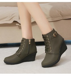 Womens Chelsea Ankle Boots Dressy Casual Chunky Block Low Heel Vintage Booties Fall Winter Side Zip Heeled Boots K-green $44....