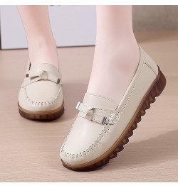 Casual Leather Loafers for Women Comfort Walking Loafer Shoes Slip On Leather Loafer Comfortable Flat Shoes Outdoor Driving S...