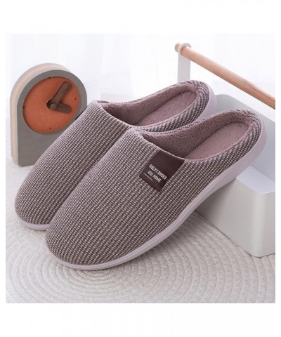 Men Home Slippers Winter Home Barefoot Casual Floor Shoes Fashion Cute Printing Non Slip Casual House Slippers for Women D-d ...