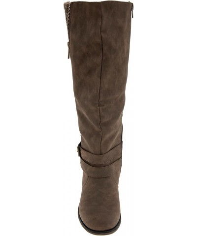 Women's Mayne-b Mid Calf Boot Brown Pu $20.38 Boots