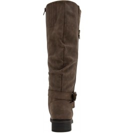 Women's Mayne-b Mid Calf Boot Brown Pu $20.38 Boots