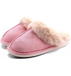 Autumn and Winter New Fur Mouth Home Slippers Men's and Women's Indoor and Outdoor Warm Slippers Cotton Slippers 8.5-9 men/11...