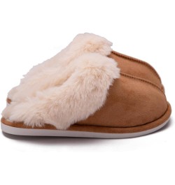 Autumn and Winter New Fur Mouth Home Slippers Men's and Women's Indoor and Outdoor Warm Slippers Cotton Slippers 8.5-9 men/11...