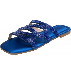 Sandals Summer Sandals For Womens Sandal Women Sandals Heels Gold Flats For Women Wide Width Sandals Women Blue-k $12.98 Outd...