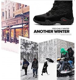 2021 Winter Waterproof High Top Cotton Shoes, Warm Casual Snow Boots Long Hiking Boots, Waterproof Fur Lined Outdoor Hiking W...