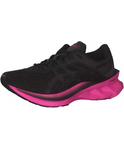 Women's Novablast Running Shoes Black Pink Glo $52.80 Athletic Shoes