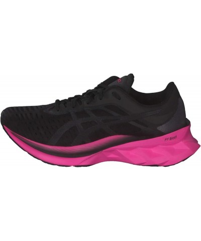 Women's Novablast Running Shoes Black Pink Glo $52.80 Athletic Shoes